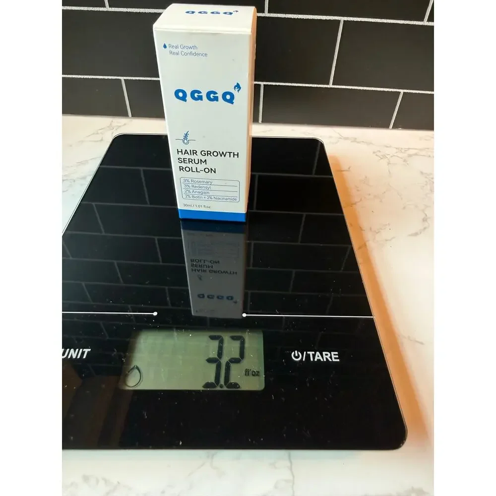 QGGQ Hair Growth Serum Roll-On Open Box